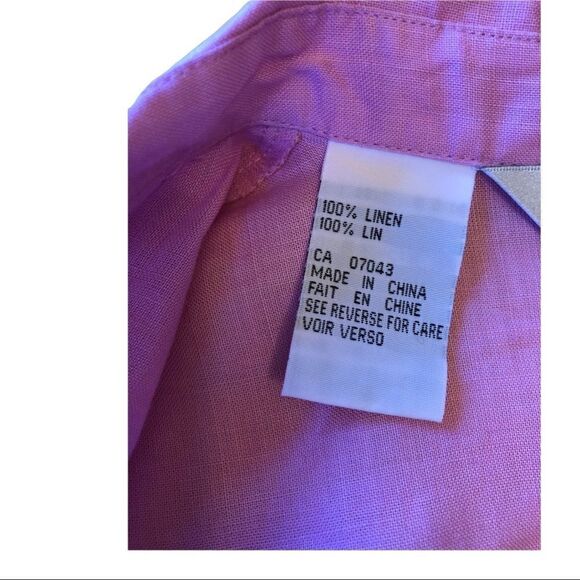 IT’S A New Vision Linen Blouse NWOT - Picture 5 of 8